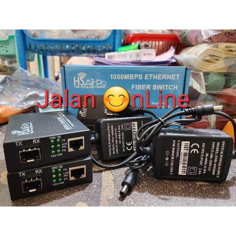 Hs Airpo cm1200 sfp gigabite media converter