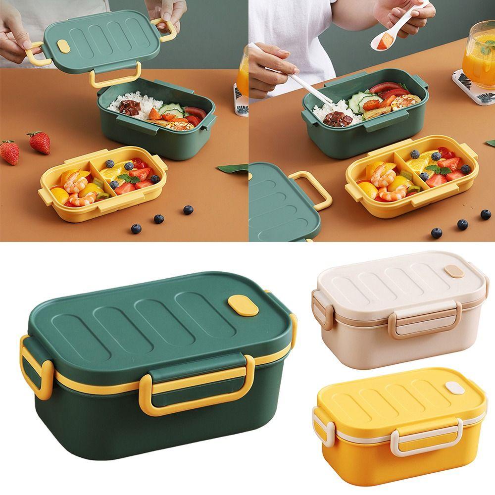 Preva Lunch Box Microwavable Wadah Makanan Dua Lapis Anti Bocor