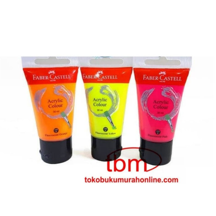 

FABER CASTELL ACRYLIC COLOUR 30ML FLUORESCENT PINK / CAT AKRILIK