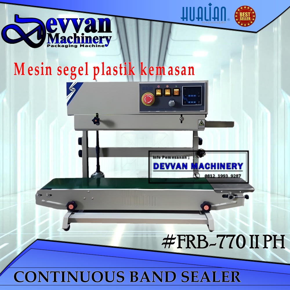 Continuous Sealer FRB 770 Mesin press plastik standing pouch FRB-770 II PH
