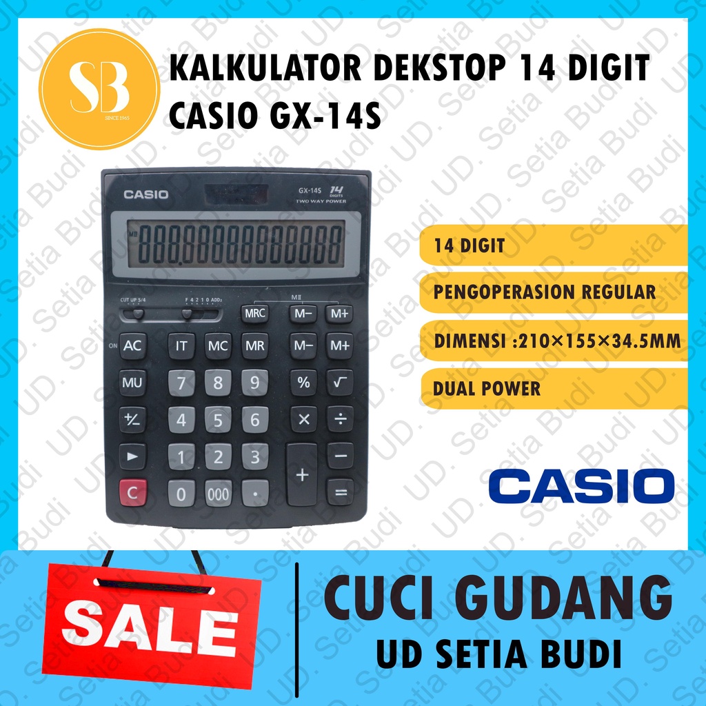 Kalkulator Desktop CASIO GX-14 S