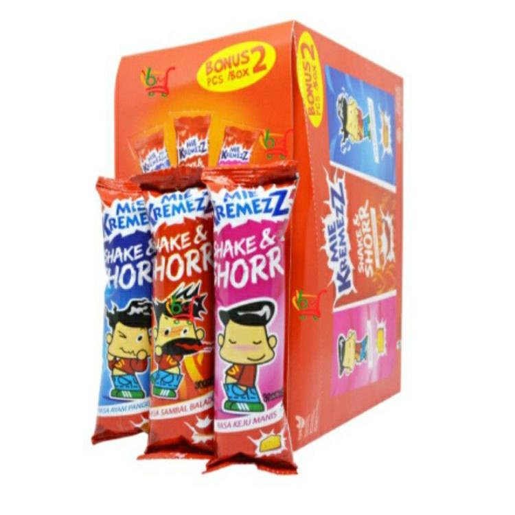 

Kualitas Terbaik--mie kremezz shake& shorr isi 20 pcs dalam 1 box