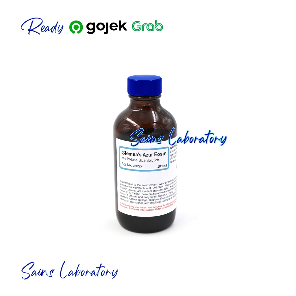 Giemsa’s Azur Eosin Methylene Blue Solution 100 ml Giemsa Stain Merck Analysis Repack Merck Analis