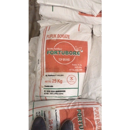 Pupuk Borate merk fortubore B2O3 46% 25kg