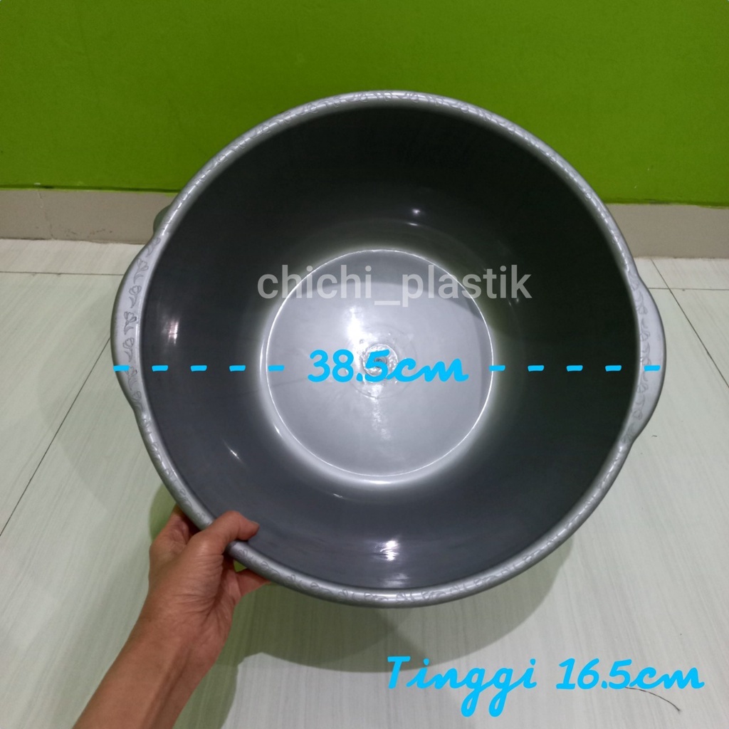 Isi 1 PCS!! Waskom Jerman 20 Silver /Waskom Plastik/Waskom berkatan / Bak cuci