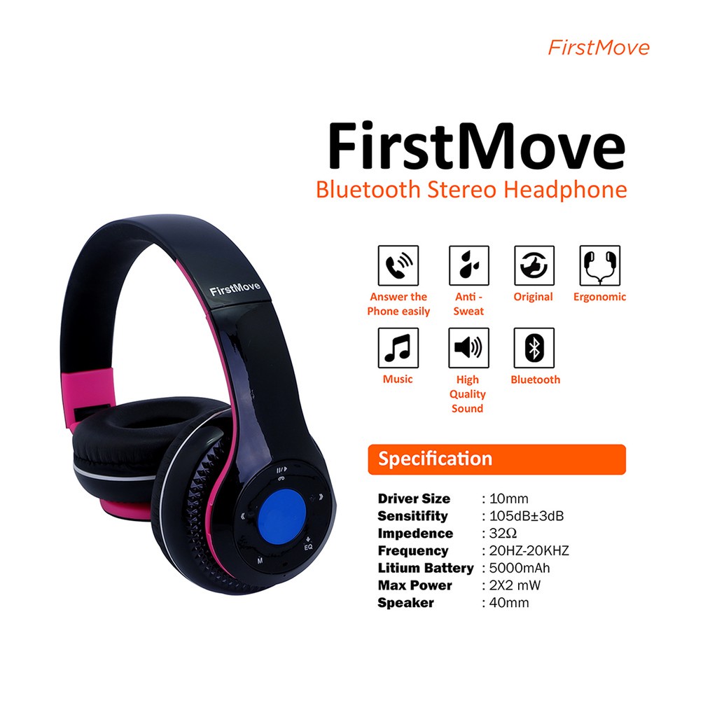 HEADSET BT JETE 01 FIRST MOVE