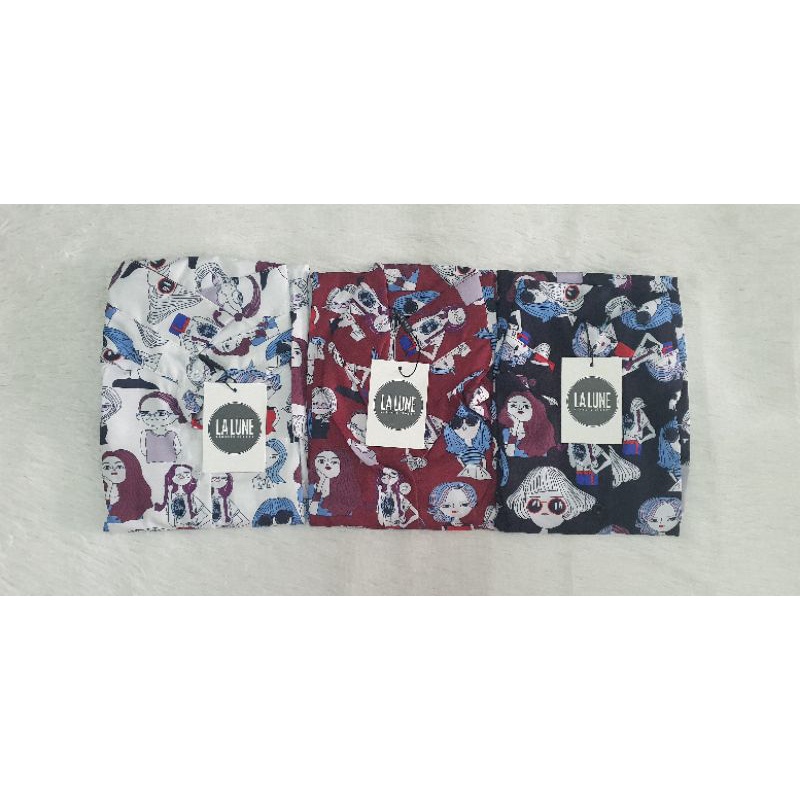 KEMEJA LALUNE GIRL POWER 100% ORIGIBAL IMPORT BANGKOK