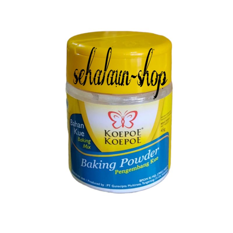 

BAKING POWDER KOEPOE-KOEPOE 45GR/PENGEMBANG KUE