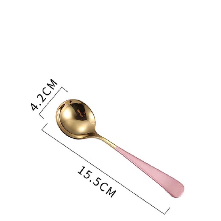 Sendok Stainless Korean Spoon Fork Stainless/Sendok Makan/Sumpit Gorengan