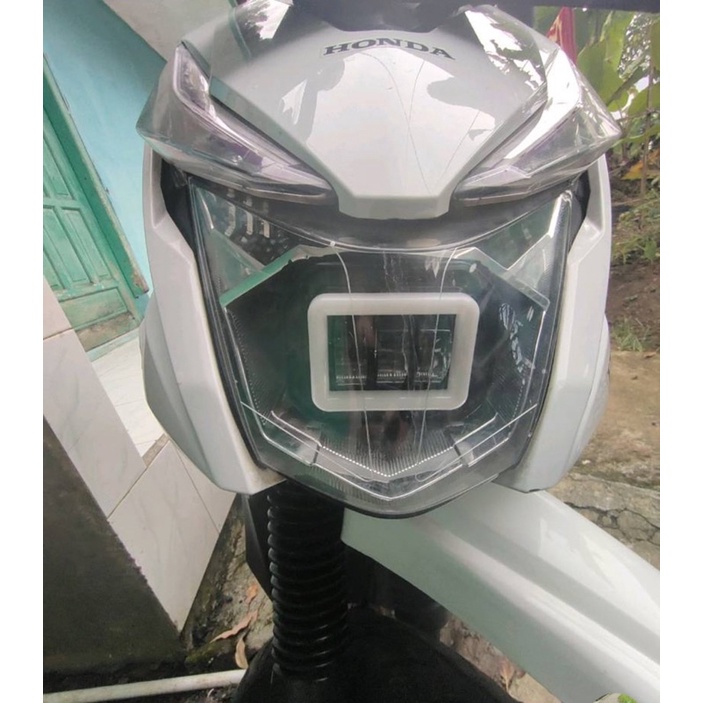 LAMPU TEMBAK DAYMAKER 3 LENSA KOTAK BULAT SPOT LIGHT MOTOR MOBIL SUPER TERANG CAHAYA NYEBAR UNIVERSAL ALL MOTOR