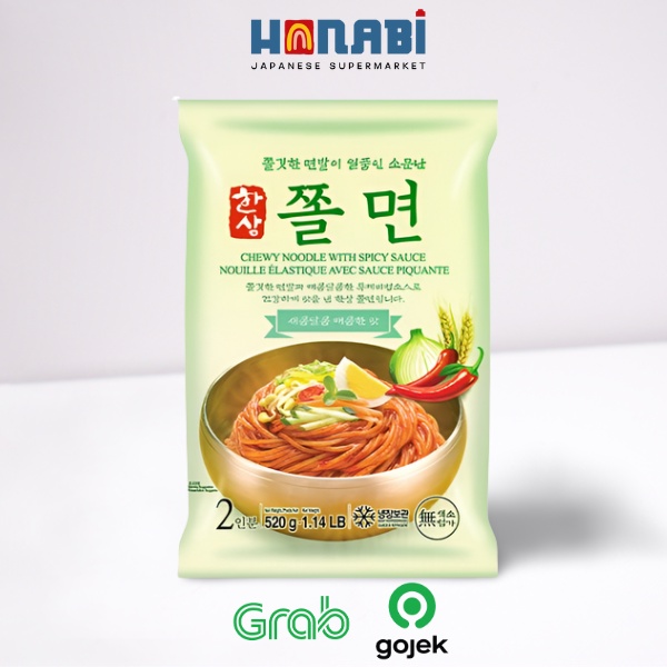 

Hansang Chewy Noodle Spicy Sauce 520g - Mie Basah Saus Pedas Made In Korea