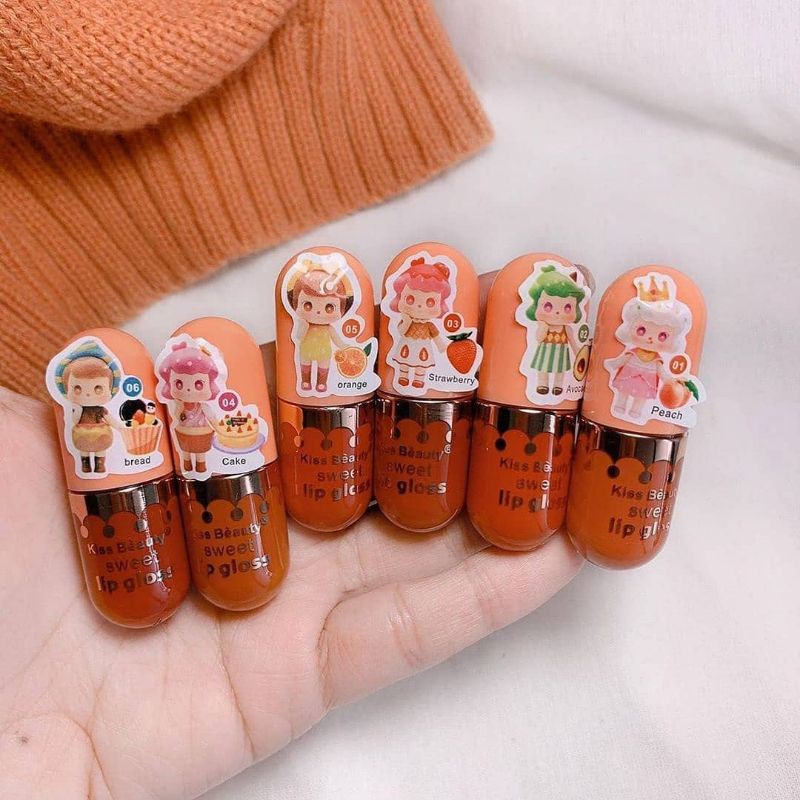 PROMO ECER!!!LIP GLOSS SWEET BABY KISS BEAUTY NO.70042/KISS ME NO.7880