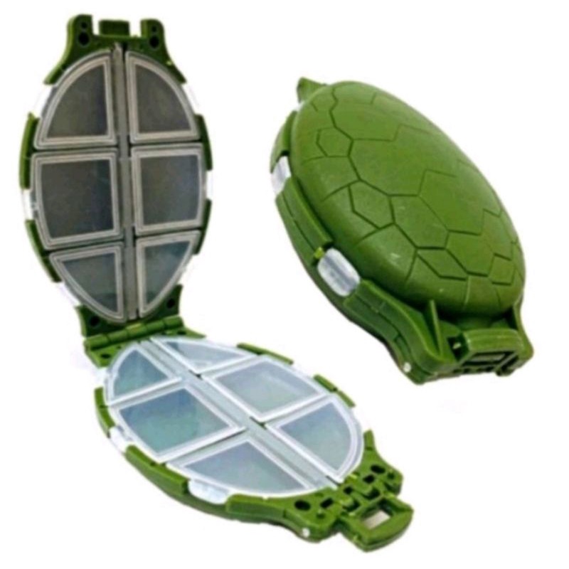 Box Tackle Pancing Kotak Kail Mini Model Kura Kura