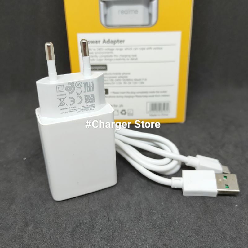 Charger Casan Realme 2A SUPER Fash Charging Kabel Micro USB Original