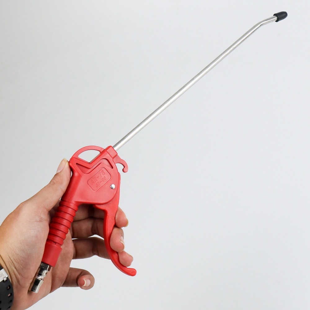 Air Blow Gun Pneumatic Cleaning Tool Dust Spray 260 mm - JX-05 - Red