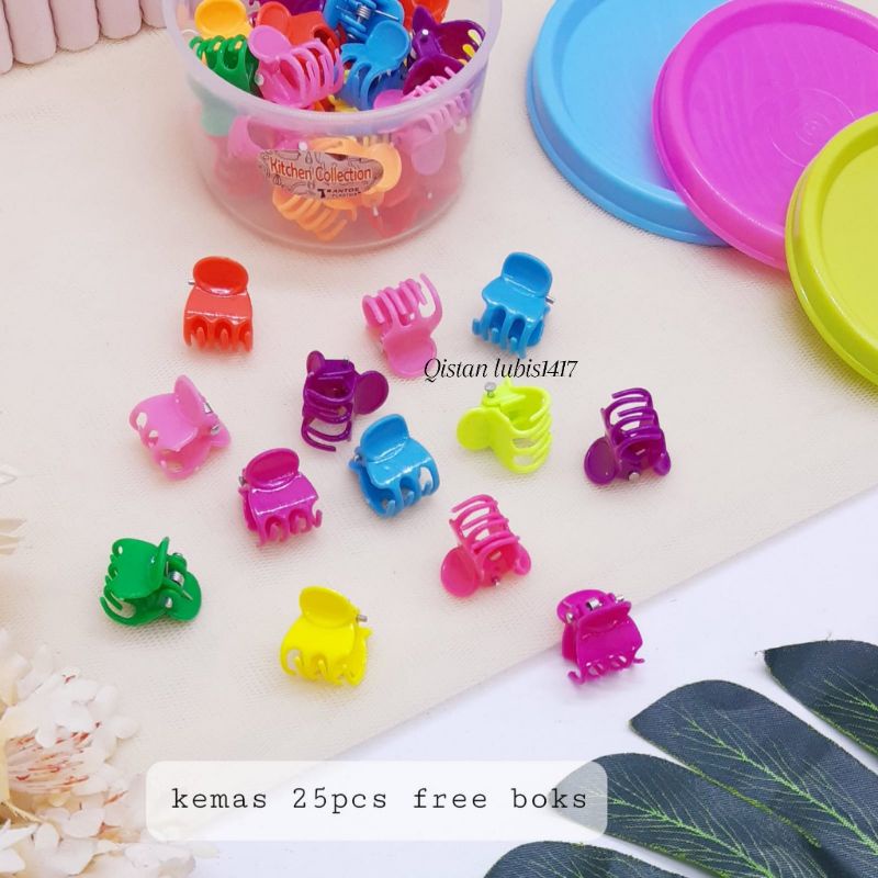 Jepit Mini Biasa Free Box