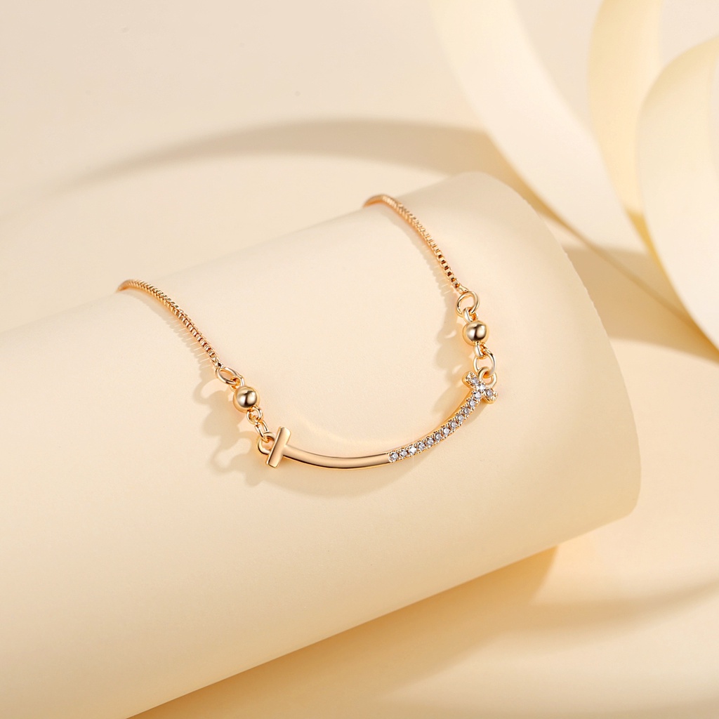 Y797 Kalung Diamond Titanium Wanita Kalung Korean Style Anti Karat Untuk Wanita Aksesoris