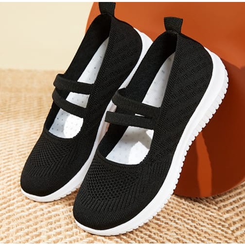 Shoegallery LV0143 &quot;FREE BOX&quot; Sepatu Sneakers Wanita import Sepatu Fashion Tali Dua