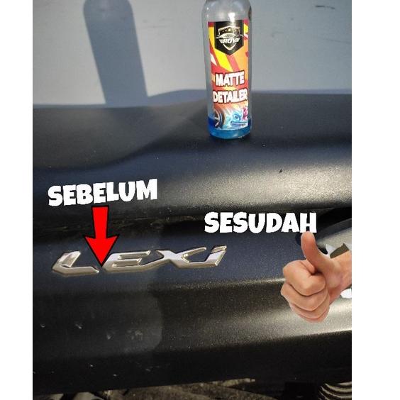 Pengkilap body motor doff/matte detailer/perawatan cat doff/hydrophobic/pelindung/pelapis/poles body