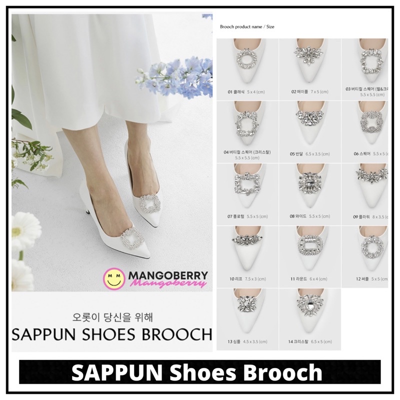 SAPPUN - Shoes Brooch (bros aksesoris sepatu)