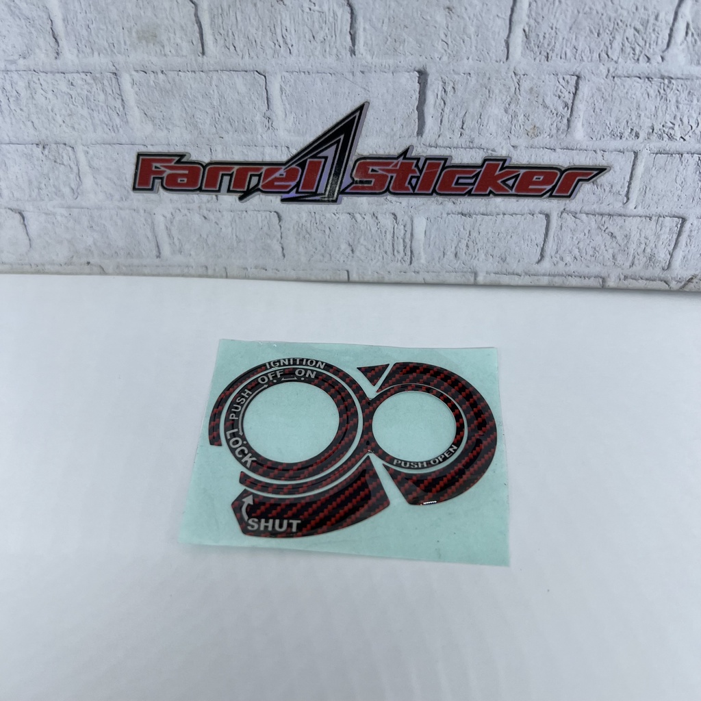 stiker kunci kontak satria fu 150 injeksi sticker kontak raider FI