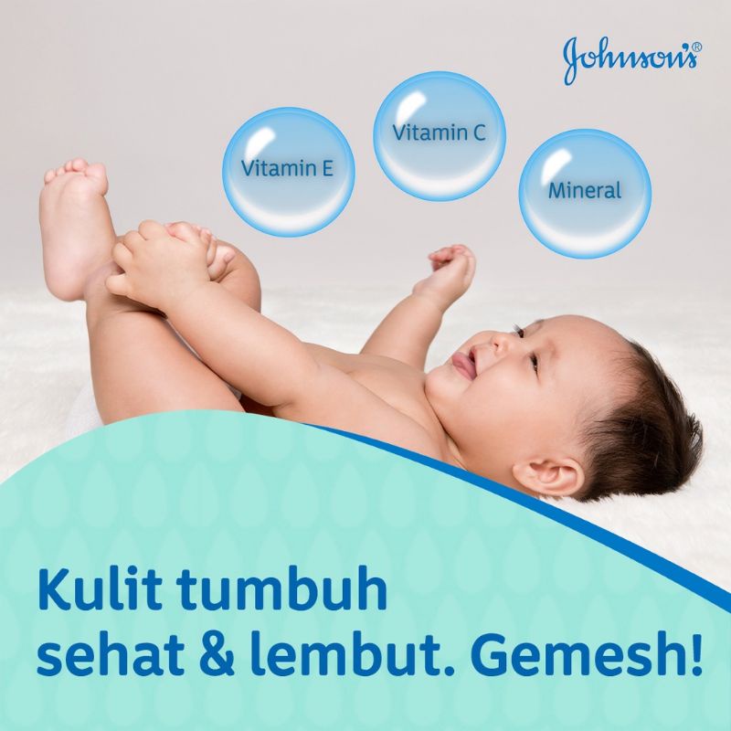JOHNSON’S® Milk + Rice Hair &amp; Body Baby Bath - Sabun Bayi 2in1 200ml - Sabun Mandi Bayi
