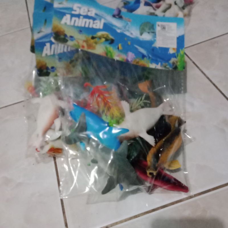 sea animal- mainan hewan laut-mainan rimba