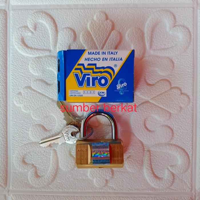 Gembok viro 40mm bulat / gembok viro 40 bulat