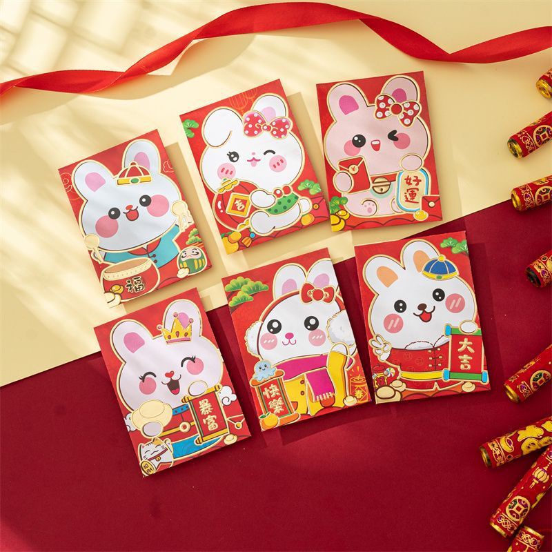 

Angpao Imlek Kelinci 2023 / Angpao Imlek Medan / Red pocket CNY / Hongbao 2023 / Angpau 2023 Rabbit