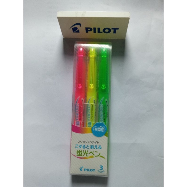 

PILOT FRIXION LIGHT SET3.SFL-30SL-3C/3CS.HIDHLIGHTER.FRIXION(1SET)
