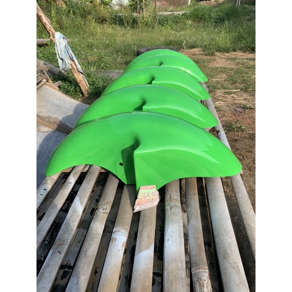 Slebor spakbor depan ninja r warna hijau solid kualitas orisinil