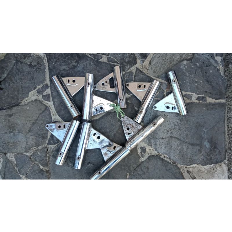 Breket pangkon lampu depan honda gl100 original