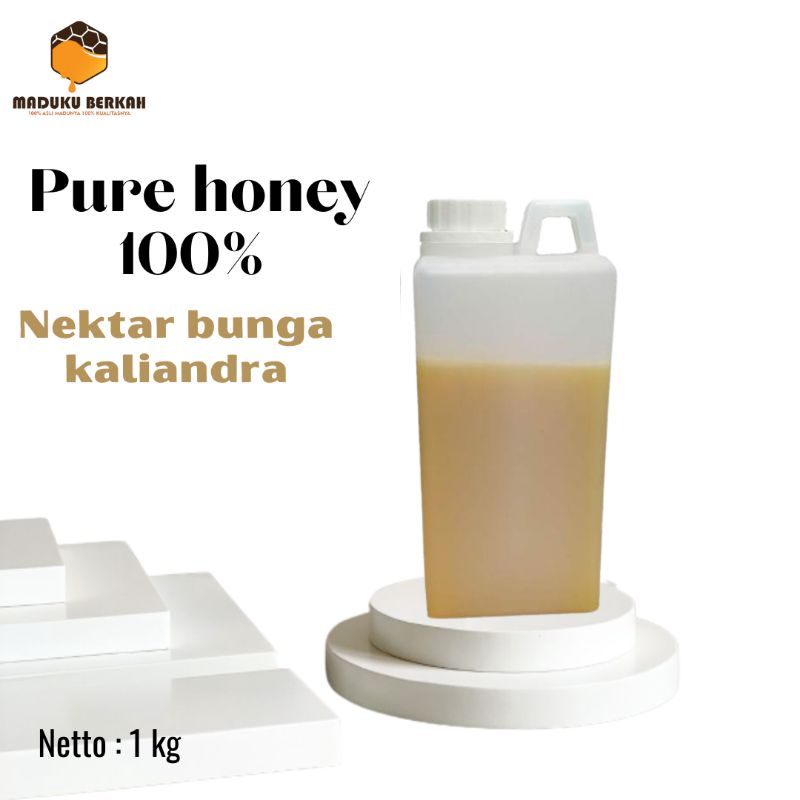 

Madu Murni Asli 1 kg Nektar Kaliandra 100% Alami Pure Nature Raw Honey