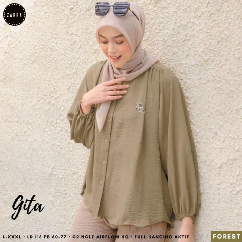 (BISA COD) GITA  BLOUSE WANITA ORIGINAL PRODUK TERBARU