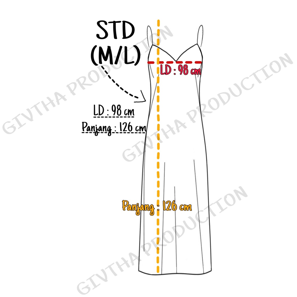 Long SAMILE Dress Satin Tali Pinggang - Givtha Production