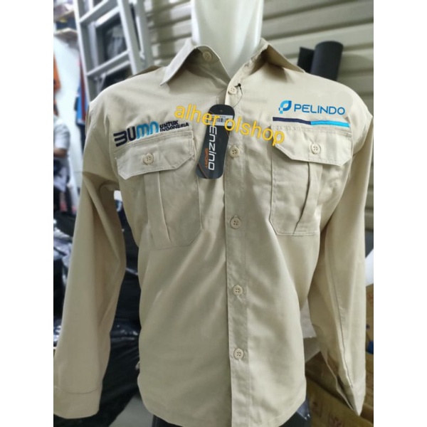 Kemeja Pelindo baju Pelindo seragam Pelindo pdh Pelindo kemeja kerja Pelindo baju kerja Pelindo sera