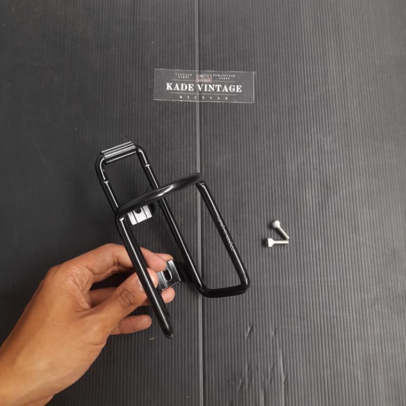 Bottle cage Car Well retro vintage part Alloy botol cage