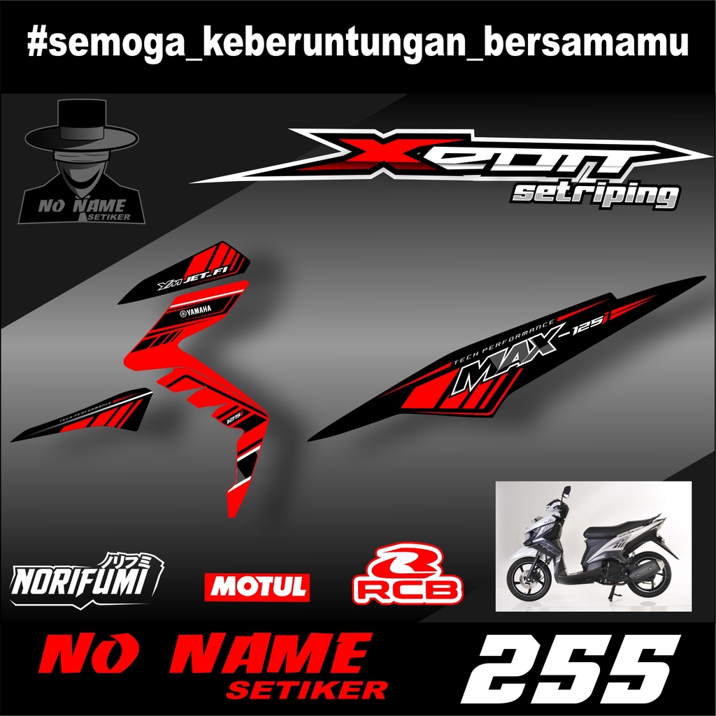 Striping stiker XEON GT (255) - Sticker Striping Yamaha xeon gt