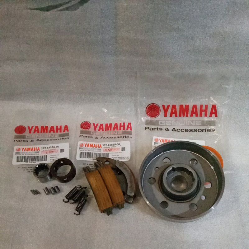 mangkok ganda ,kampas ganda+per, cage kopling Yamaha Jupiter z, crypton ,Vega r ,Vega r new