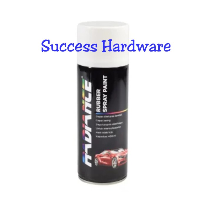 

Diskon Radiance Cat Semprot Akrilik Rubber Glossy 400Ml Spraypaint Radiance Promo