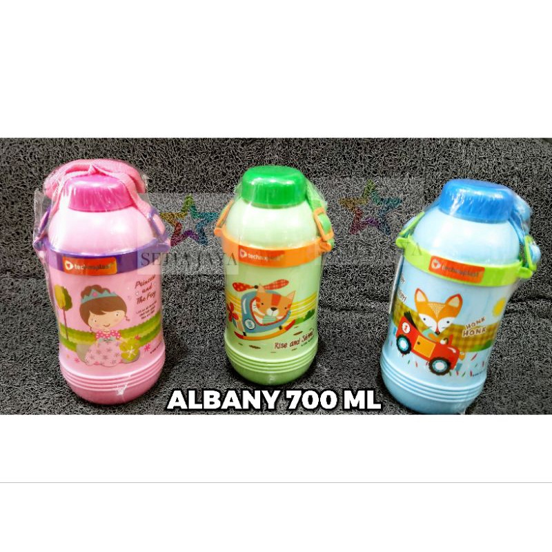 BOTOL MINUM ANAK KARAKTER + TALI TECHNOPLAST