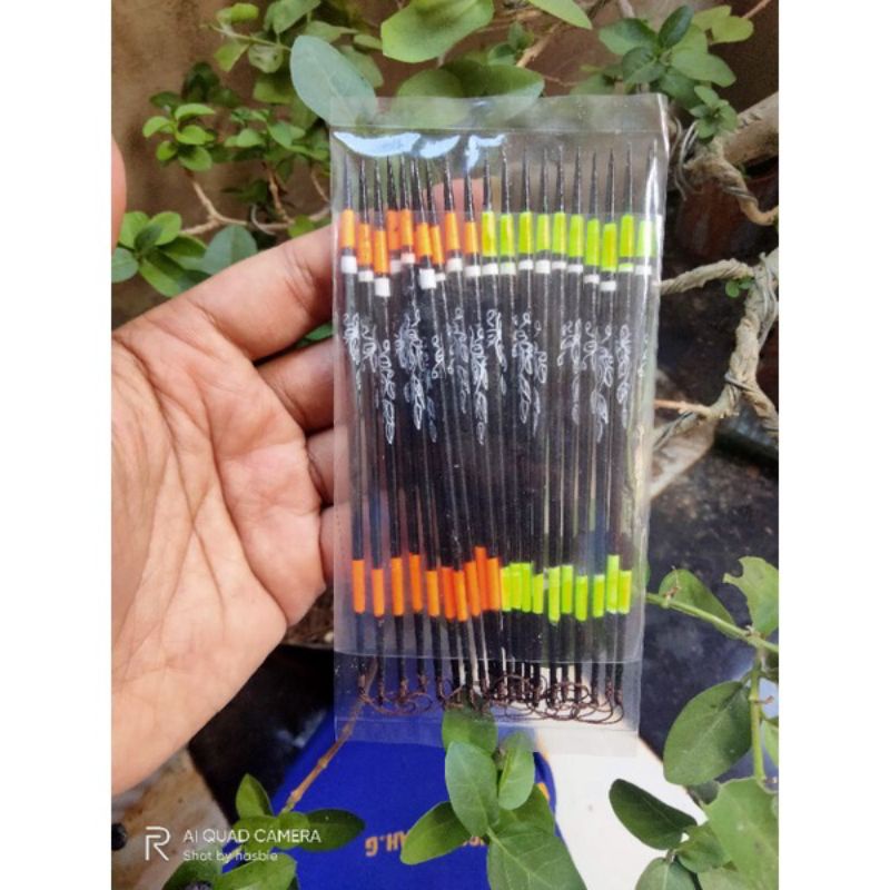 pelampung pancing ikan kumbul motif jarum isi 20pcs