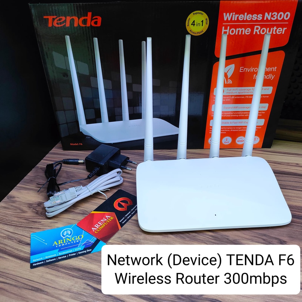 Network (Device) TENDA F6 Wireless Router 300mbps