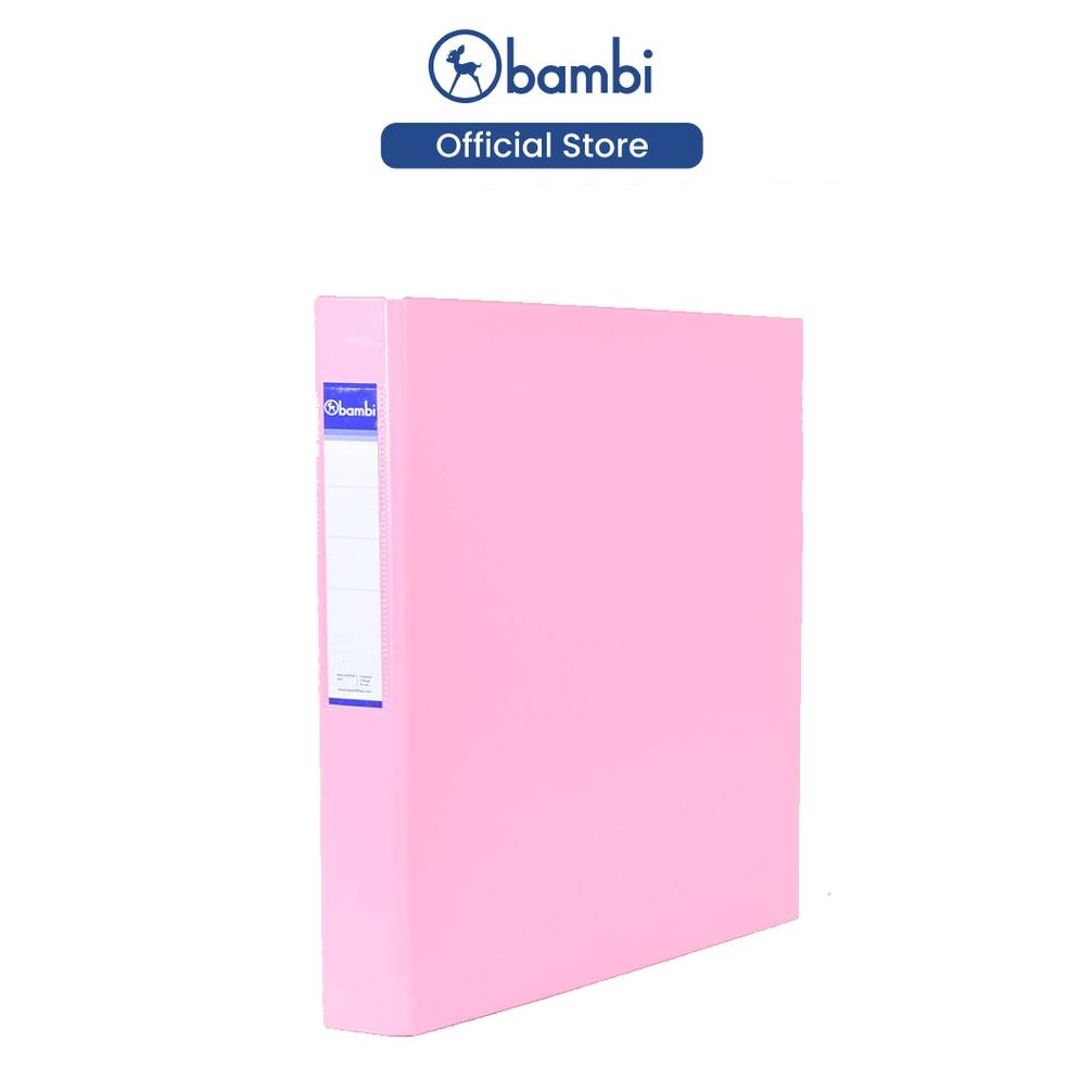 

Terlaku.❊ Bambi Ring Binder D-Type 3 Ring A4 mekanik 25 mm - 2131 75 ❇