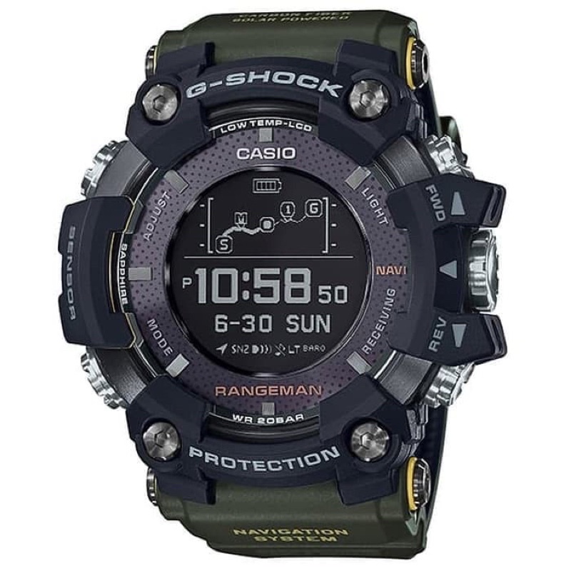 Casio G-SHOCK GPR-B1000-1B RANGEMAN GPS TOUGH SOLAR GPR-B1000