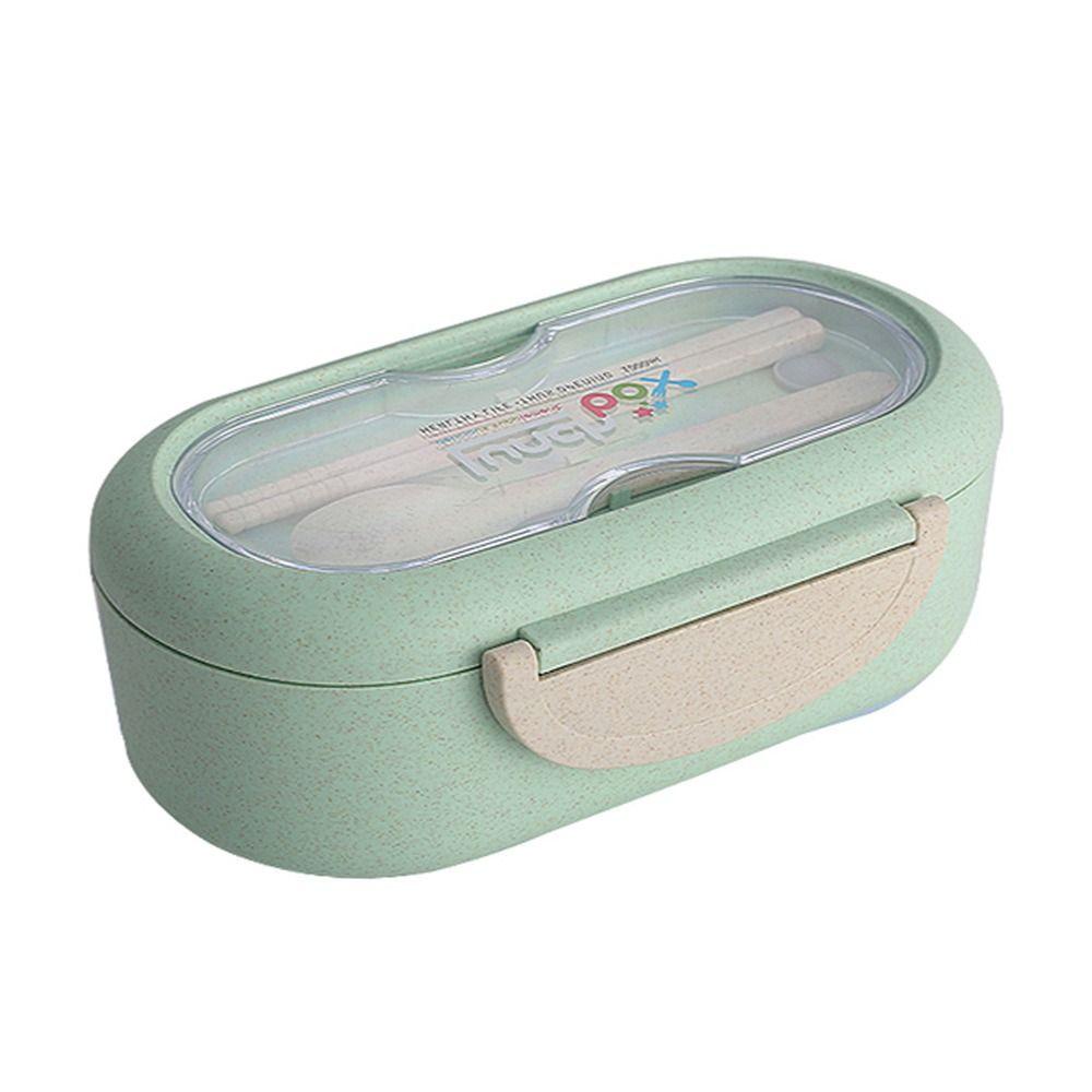 Preva Lunch Box Anti Bocor Untuk Pelajar Pekerja Kantor Dengan Sendok Wadah Makanan