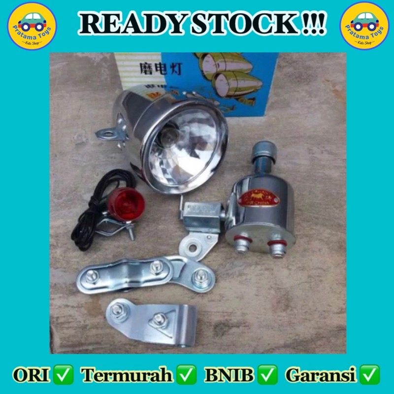 LAMPU SEPEDA ONTHEL KEBO VINTAGE KUNO ASLI TAIWAN TERMURAH TERBARU MURAH
