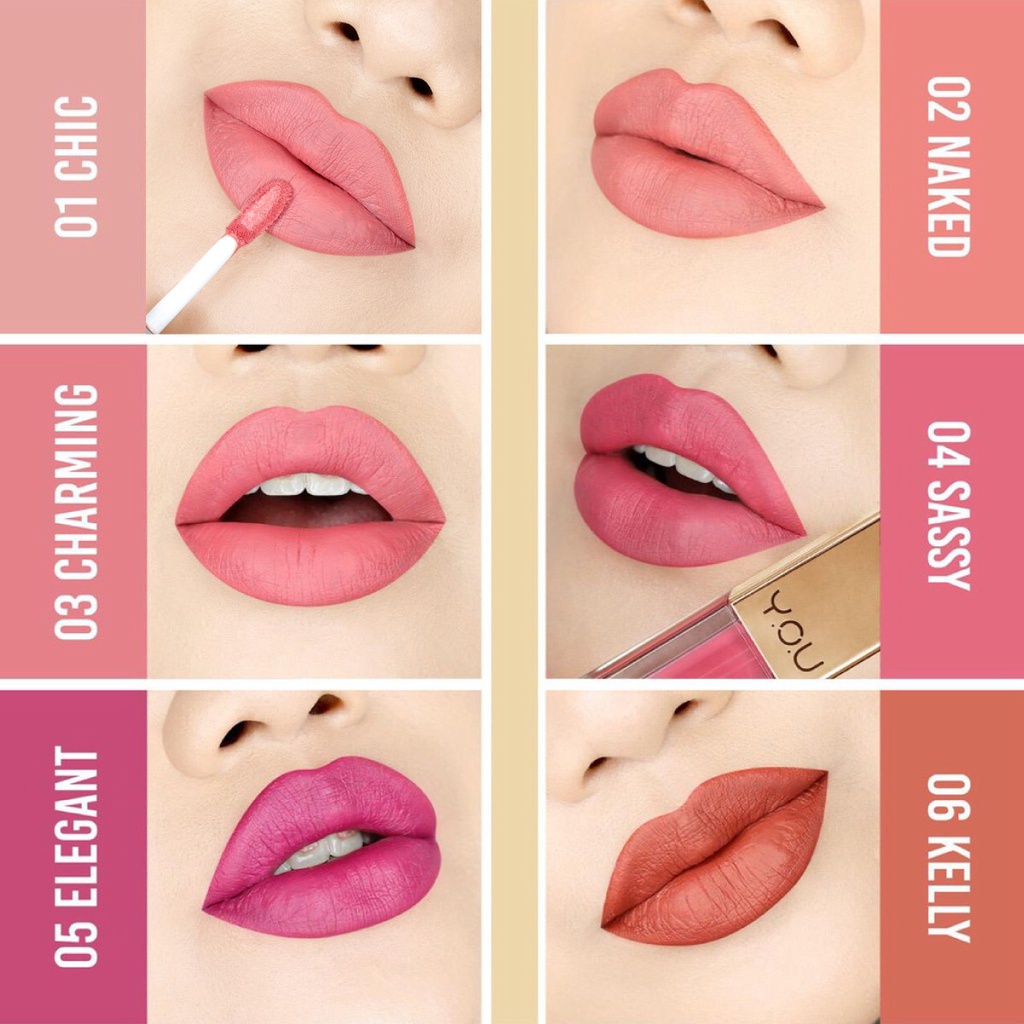 YOU Rouge Velvet Lip Cream | Long Lasting Lipcream Matte lipstik