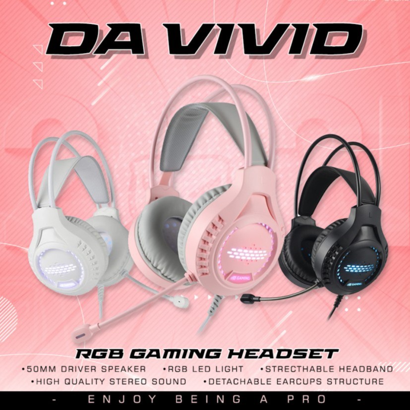 Headset Gaming RGB Digital Alliance Vivid Garansi