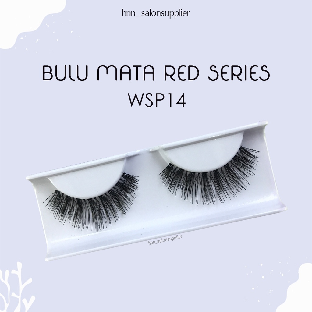 WSP 14 Bulu Mata Palsu Handmade Fake Eyelash Eye Lashes Lash Artifivial Belle Eyelashes